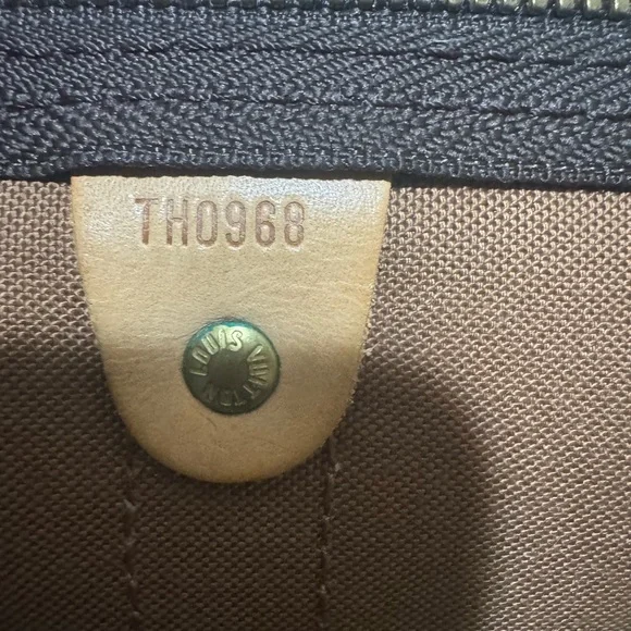 Vintage Louis Vuitton Keepall Bag with Monogram Canvas